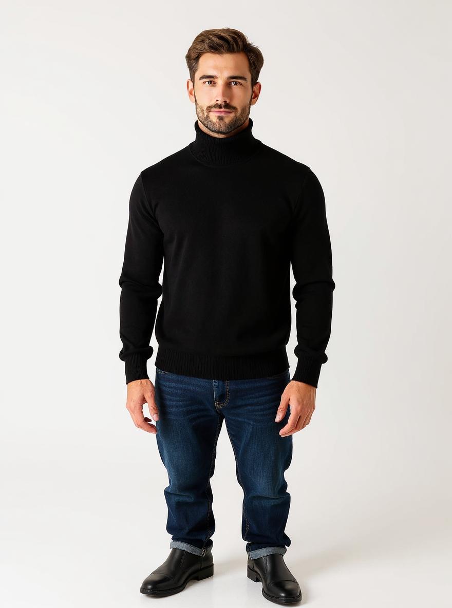 Black Turtleneck