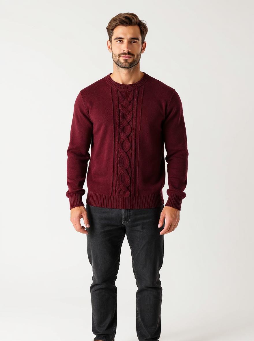 Burgundy Sweater