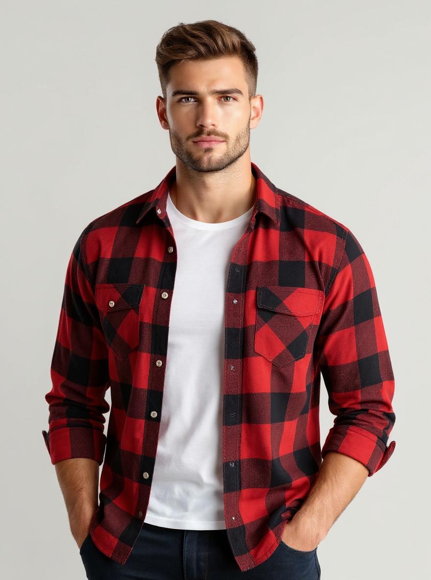 Plaid Flannel Shirt