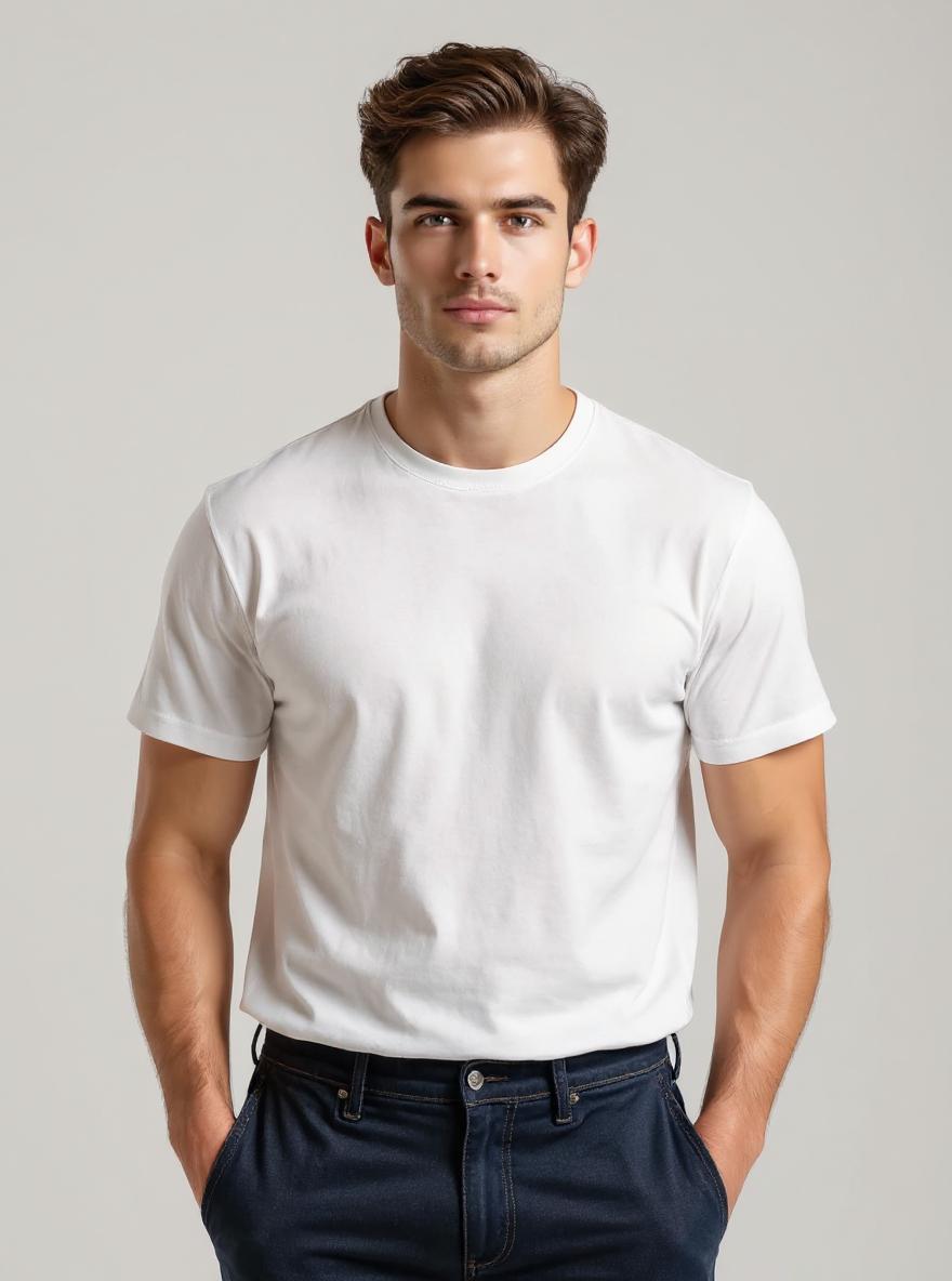 White Cotton T-Shirt
