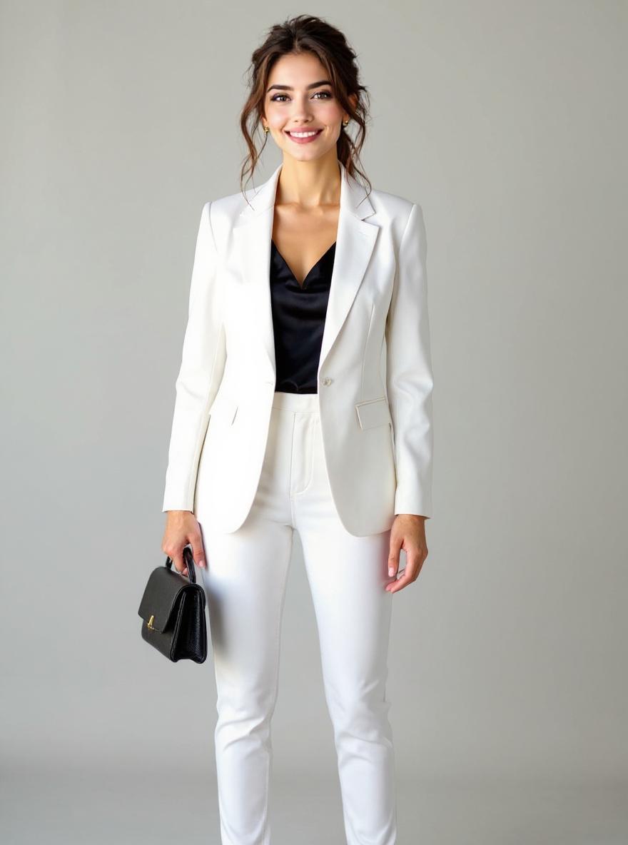 White Blazer Ensemble