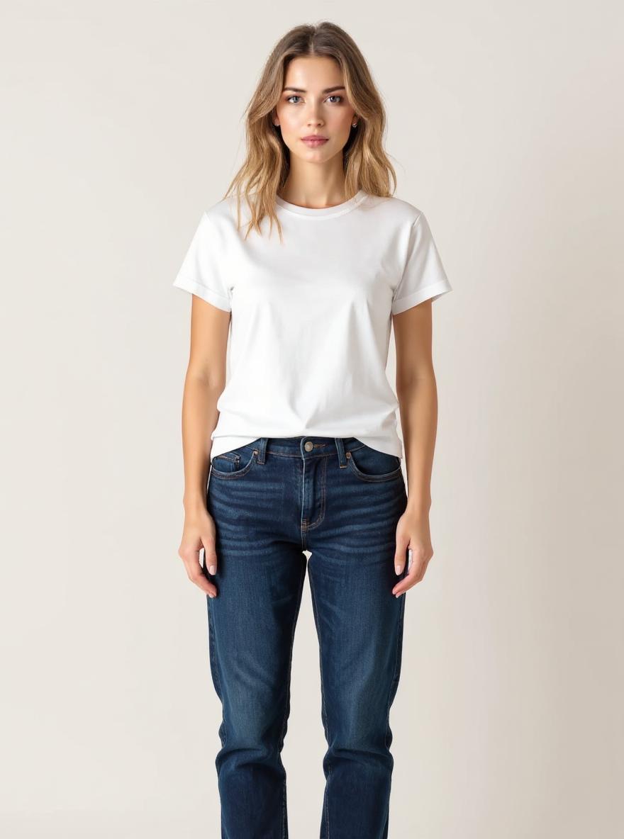 White Cotton T-Shirt